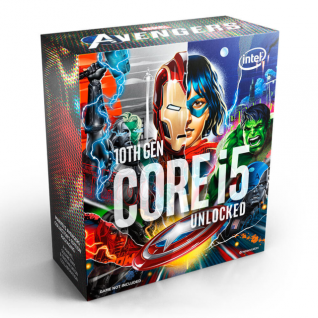 Procesador Intel Core i5 10600KA Edición Especial Marvel Avengers - 4.10GHz - 6 Núcleos - Socket LGA1200 - Requiere Disipador de Calor - BX8070110600KA