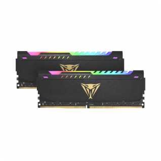 Kit de Memoria RAM PATRIOT Viper STEEL RGB | DDR4 | 64GB (2 x 32GB) | 3200MT/s | CL18 | XMP | PVSR464G320C8K