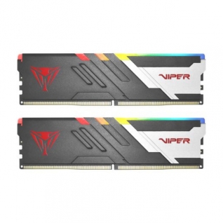 Kit de Memorias RAM PATRIOT Viper Venom RGB | 64GB (2 x 32GB) | DDR5 | 5600 MT/s | XMP | RGB | Gris | PVVR564G560C40K