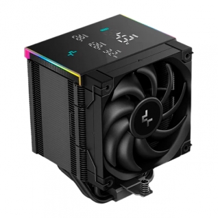 Disipador de Aire DeepCool AK500 DIGITAL PRO | 162 mm | 500 a 1750 RPM | 25 dBA | AM5 / AM4 | LGA 2066 / 2011-v3 / 2011 / 1851 / 1700 / 1200 / 1150 / 1151 / 1155 | Pantalla Multidatos | RGB | Negro | R-AK500-BKAPMN-G