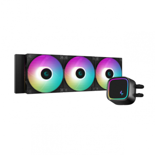 Enfriamiento Líquido DeepCool LE720 | 3 x 120mm | 500-2550 RPM | 17.8 dBA |  LGA1851/1700 | AM5/AM4 | R-LE720-BKAMMN-G-1