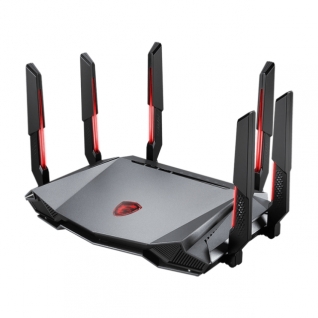 Router Gamer MSI RadiX AXE6600 | Wi-Fi 6E | Tri-Band | 2.4GHz / 5GHz / 6GHz | RadiX AXE6600 WiFi 6E Tri-Band Gaming Router