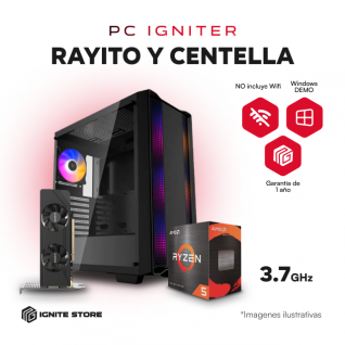 PC IGNITER RAYITO Y CENTELLA  - R5 5600X + RTX3050
