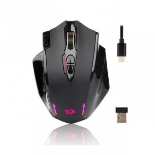 Mouse Redragon M913 Impact Elite Wireless Gaming Mouse | 16000 DPI | Alámbrico/Inalámbrico | 18 botones programables | M913