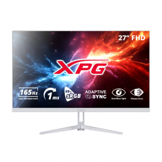 Monitor Gamer Plano ADATA XPG RIFT R27F6-WHCMX | 27" | 1920 x 1080 (FHD) | IPS | 165 Hz | 1 ms (MPRT) | Adaptive Sync | HDMI 2.0 / DisplayPort 1.4 | Blanco | RIFT R27F6-WHCMX
