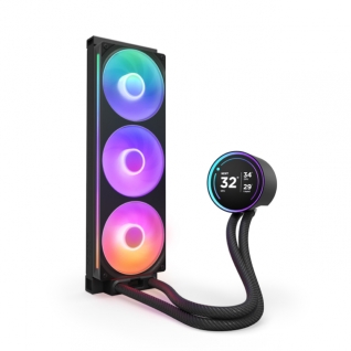 Enfriamiento Líquido NZXT Kraken Elite 360 RGB | 360mm | 2800 RPM | AM5 / AM4 | LGA 1851 / 1700 / 1200 / 115X | RGB | RL-KR36E-B2