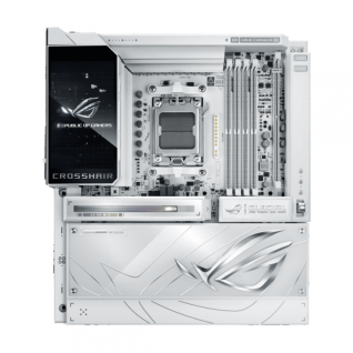 Tarjeta Madre ASUS ROG Crosshair X870E Glacial | E-ATX | Socket AM5 | Chipset AMD X870E | 4 x DDR5 (Hasta 256GB) | 2 x USB-C | Wi-Fi 7 | Bluetooth 5.4 | Blanco | ROG CROSSHAIR X870E GLACIAL