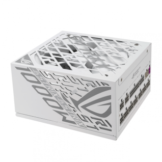 Fuente de Poder ASUS ROG Strix 1000W Platinum | 1000W | 80 Plus Platinum | ATX 3.1 | FULL Modular | Blanco | ROG-STRIX-1000P-GAMING-WHITE