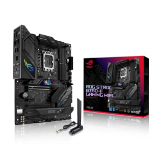Tarjeta Madre ASUS ROG STRIX B760-F GAMING WIFI |  ATX | Intel LGA1700 | DDR5  (Hasta 192GB) | ROG STRIX B760-F GAMING WIFI