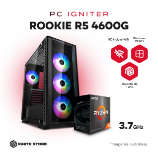 PC Igniter Rookie R5 4600G + 16GB de RAM