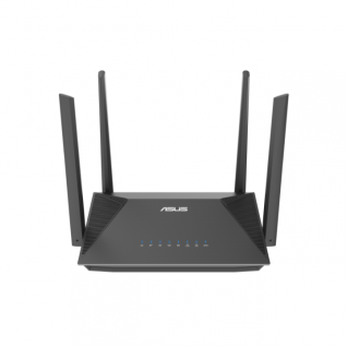 Router ASUS RT-AX52  | AX1800AiMesh | hasta 1201 Mbps | WiFi 6 de doble banda | 4xRJ-45 | VPN incorporada | 2.4/5GHz | RT-AX52