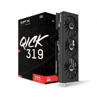 Tarjeta de Video XFX Speedster QICK 319 AMD Radeon RX 7700 XT | 12 GB GDDR6 | PCI-E 4.0 | 3 Fan | RX-77TQICKB9 | AMD Bundle: Obtén Monster Hunter Wilds de Regalo