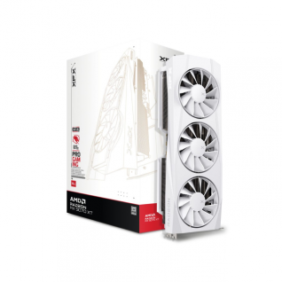 Tarjeta de Video XFX Quicksilver AMD Radeon RX 9070XT | 16 GB  GDDR6 | 256bit | 3 Ventiladores | White Gaming Edition | RX-97TQICKW9