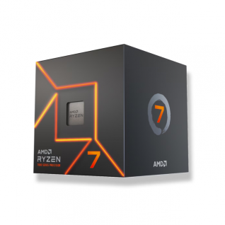 Procesador AMD Ryzen 7 7700 | 8 Núcleos | 16 Hilos | 3.8 GHz / 5.3 GHz (Máx) | AM5 | AMD Radeon Graphics | 100-100000592BOX