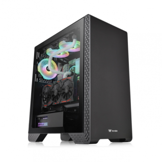 Gabinete Thermaltake S300 TG | Mid-Tower | Cristal Templado 4mm | Color Negro | CA-1P5-00M1WN-00