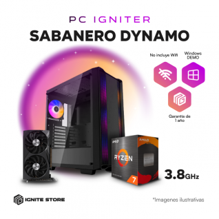 PC Igniter Sabanero Dynamo - R7 5800X + RTX 3060 12GB