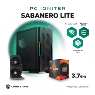 PC IGNITER SABANERO LITE 5600X + RTX 4060