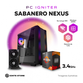 PC Igniter Sabanero Nexus - AMD 7 5700X + RTX 3060