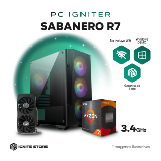 PC IGNITER SABANERO R7 5700X + RTX 4060