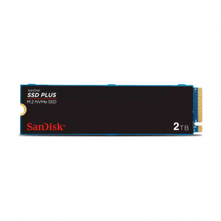 Unidad SSD SanDisk SSD PLUS | 2TB | M.2 NVMe | PCIe Gen 3.0 | Lectura 3200MB/s | Escritura 3000MB/s | SDSSDA3N-2T00-G26​