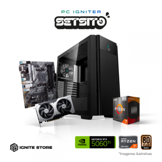 PC Igniter Setsito | R7 5700X | RTX 5060 Ti 8GB | 32GB de RAM | SSD 1TB