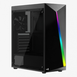 Gabinete AeroCool Shard Cristal templado | Negro | RGB | Shard Tempered Glass