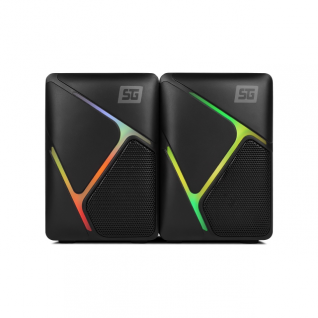Bocinas Vorago SG SPK-108 | 3.5 mm | Sonido Estereo | RGB | 6 W | SPK-108