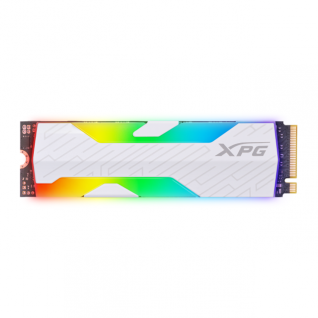 Unidad SSD ADATA XPG SPECTRIX S65G | 500GB | M.2 2280 | NVMe 1.4 | 4 x PCIe 4.0 | 5000MB/s Lectura | 2700MB/s Escritura | Compatible con PS5 | ARGB | Blanco | SSPECTRIXS65G-500G-CI