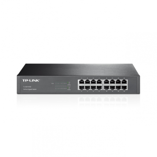 Switch de Escritorio TP-Link TL-SG1016D | 16 puertos Gigabit | 10/100/1000 Mbps | 32Gbit/s | TL-SG1016D