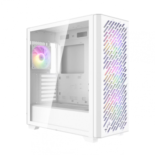 Gabinete ADATA XPG VALOR AIR PRO | Torre Completa | E-ATX / ATX / Micro-ATX / Mini-ITX | USB-C 3.2 / USB-A 3.2 | Cristal Templado | Incluye 4 Ventiladores ARGB | Blanco | VALORAIRPROMTA-WHCWW