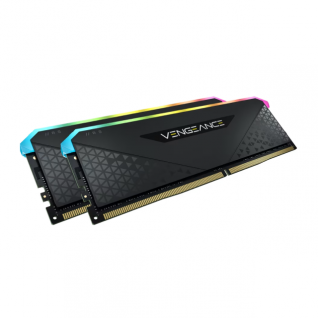 Kit de memoria RAM DDR4 16GB (2x8GB) | 3600MT/s | CL18 | Color Negro | Corsair Vengenace RGB RS | CMG16GX4M2D3600C18