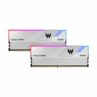 Kit Memoria RAM Acer PREDATOR Vesta II de 64GB (2 x 32GB) | DDR5 | 6000MHz | CL38 | Color Plata | BL.9BWWR.382