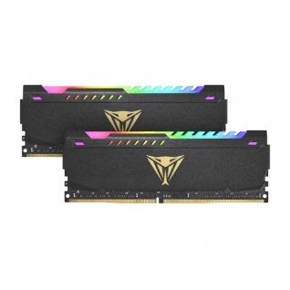 Kit de Memoria RAM DDR4 64GB (32GB x 2) | 3200MT/s | Patriot Viper Steel RGB Negro | PVSR464G320C8K