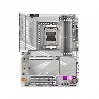 Tarjeta Madre GIGABYTE X870 AORUS ELITE WIFI7 ICE | ATX | Socket AM5 | Chipset AMD X870 | DDR5 (Hasta 256GB) | HDMI / USB-C | Wi-Fi 7 | Bluetooth 5.4 | Blanco | X870 A ELITE WF7 ICE