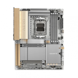 Tarjeta Madre GIGABYTE X870E AERO X3D WOOD | ATX | Socket AM5 | Chipset AMD X870E | DDR5 (Hasta 256GB) | 1 X HDMI / 2 x USB-C | Wi-Fi 7 | Bluetooth 5.4 | Detalles de Madera | Blanco | X870E AERO X WOOD