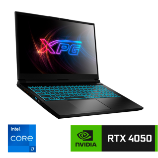Laptop Gamer Adata XPG - Xenia 15G - i7 12650H / RTX 4050 / 16GB DDR5 / 512GB SSD - XENIAG15I7G12H4050LX-BKCES