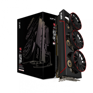 Tarjeta de Video XFX Quicksilver | AMD Radeon RX 7800 XT | Tarjeta Gráfica Magnética Para Juegos | 16 GB | GDDR6 | RX-78TMAIRF9