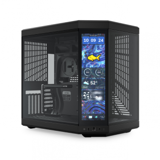 Gabinete HYTE Y70 con Panel 4K LCD Touch | EATX | Color Negro | CS-HYTE-Y70-B-L