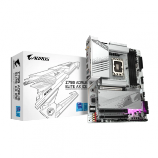 Tarjeta Madre Gigabyte Z790 AORUS ELITE AX ICE 1.0 | ATX | LGA1700 | Intel Z790 | DDR5 | HDMI x1 | DisplayPort x1 | Z790 AORUS ELITE AX ICE 1.0