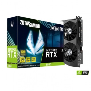 Tarjeta de Video Nvidia RTX™ 3060 - Zotac Gaming 3060 Twin Edge OC Edition 12GB - ZT-A30600H-10M